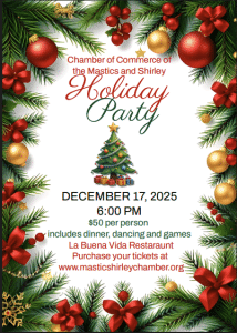 A event flyer for a holiday party