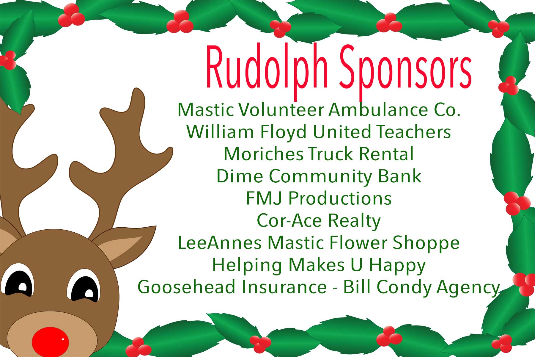 Rudolph-Sponsors